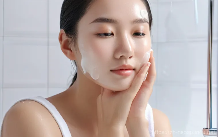 천연비누 비타민 E - **Prompt 1: The First Touch of Radiance**
A close-up, hyper-realistic studio shot of a serene yo... 천연비누 비타민 E - **Prompt 1: The First Touch of Radiance**
A close-up, hyper-realistic studio shot of a serene yo...