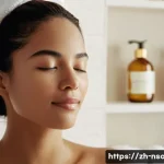 천연비누 사용 후기 - **Prompt 1: Serene Cleansing Ritual**
    A tranquil and elegant scene of a woman in her late 20s to...