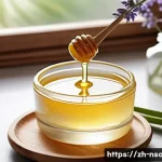 천연비누와 대체 화장품 - A serene skincare scene showcasing natural ingredients for sensitive and dry skin: a delicate glass ...