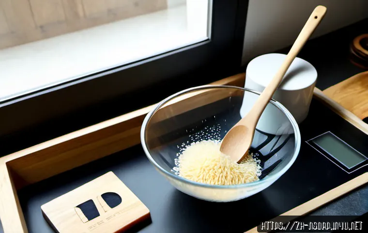 천연비누 물과 비율 - Photorealistic overhead kitchen workspace showing a handmade natural soap bar being finely grated in...